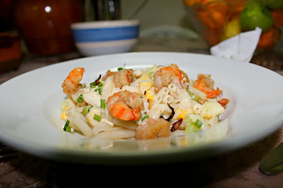 shrimp pasta|nusさん