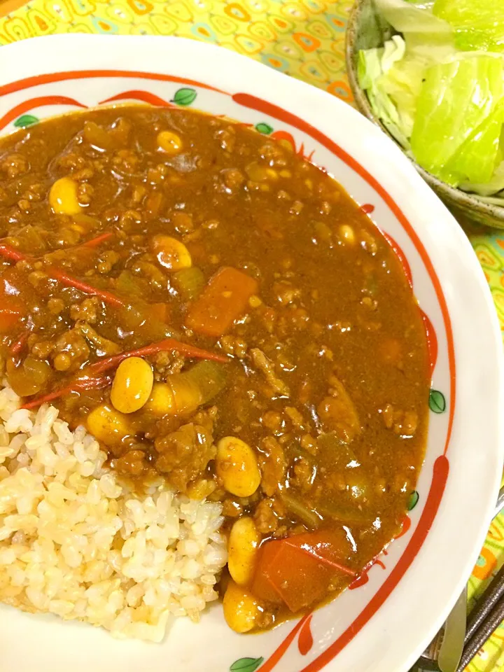 トマトとひき肉のカレー|トモさん