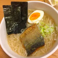 Snapdishの料理写真:鯖だしラーメン|アサヒカリさん