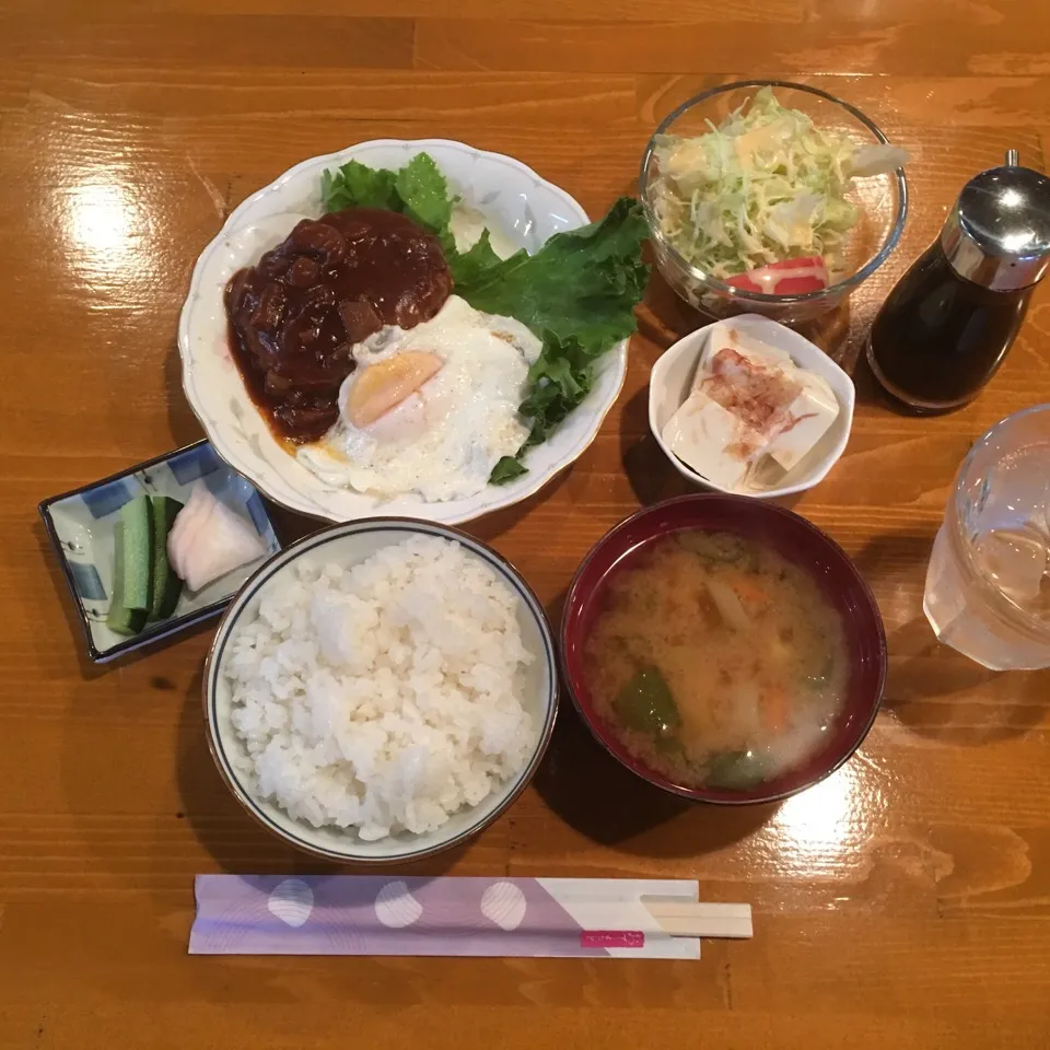 和風ハンバーグ定食|畑田 成治さん