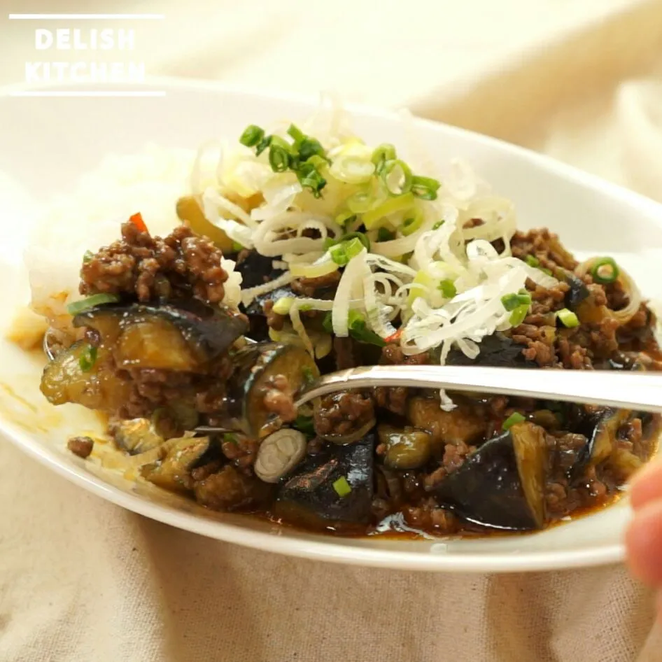 【動画】麻婆茄子ごはんdelishkitchen|DELISH KITCHENさん