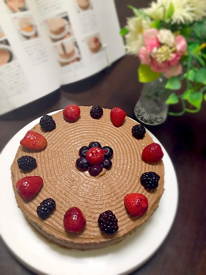 Berry Chocolate Earl Grey Sponge Cake|ケー ララ・ジョイさん