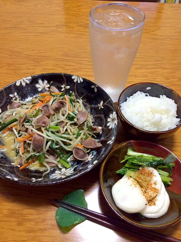 Snapdishの料理写真:2016.8.22 晩御飯|風流料理人さん