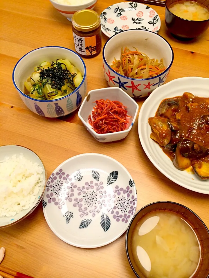 8月20日のお昼ごはん👨👩麻婆茄子|Sanjiさん