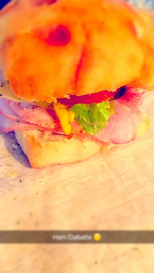 Ham on Ciabatta|Laron MrCeo Avantさん