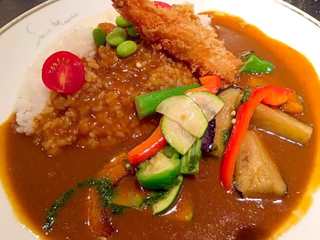 東京駅八重洲口地下の、サンマルコの夏野菜カレーです。今月で閉店(>_<)|☆えーじ☆さん