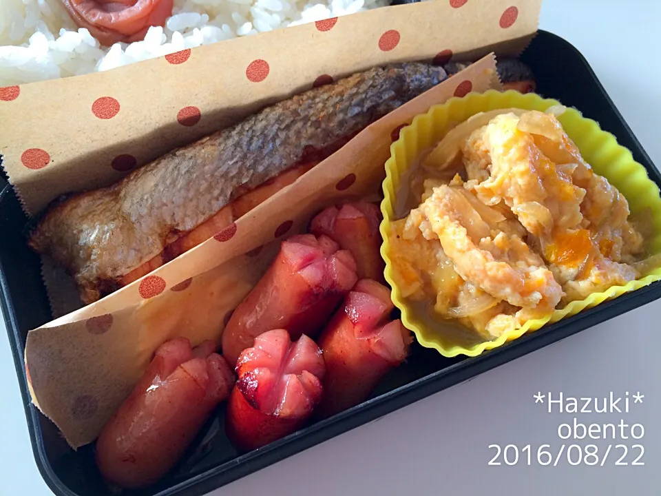 8月22日(月) 高校生息子②🍱＆旦那🍱|Hazukiさん