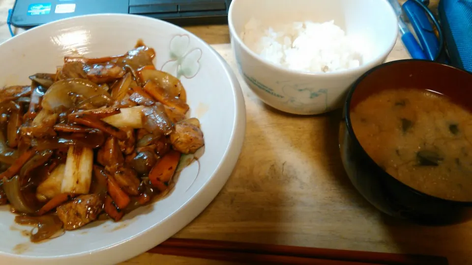 中華炒め定食|ざきさん