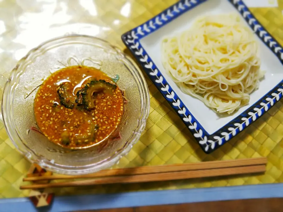 今日の晩ごはん*ゴーヤの冷や汁|めいさん