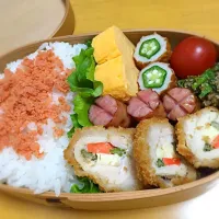 Snapdishの料理写真:野菜の肉巻きお弁当|愛子さん