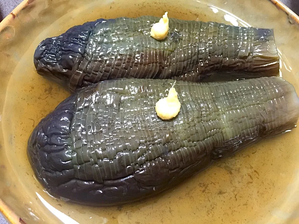 Snapdishの料理写真:咲きちゃんさんの料理 鰹薫る冷やし茄子🍆ぶっとい🍆で作りました！|松澤美穂さん