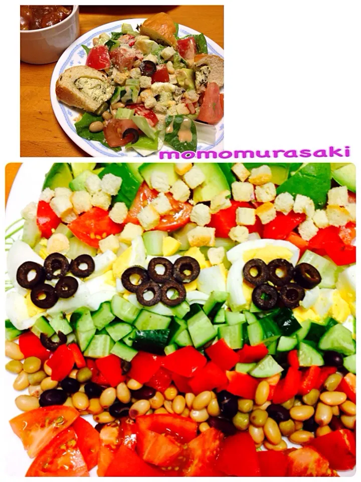 Snapdishの料理写真:Cobb salad|ももさん