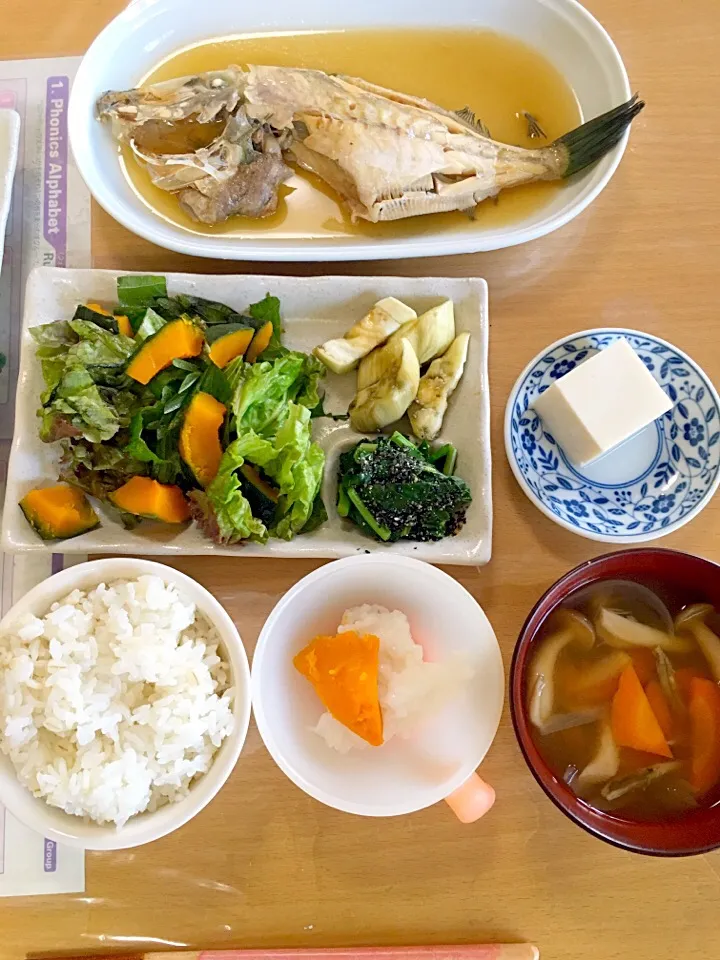 私の晩ご飯🐟&息子の離乳食|かわちさん