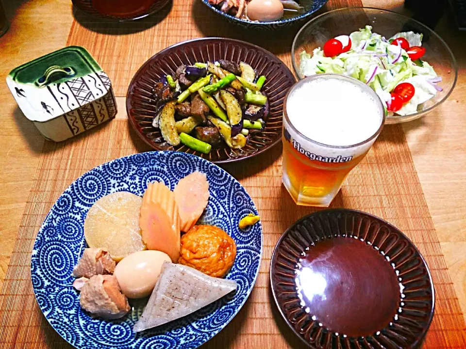 夏だけど❗アツアツおでんの晩ごはん❤|シホさん