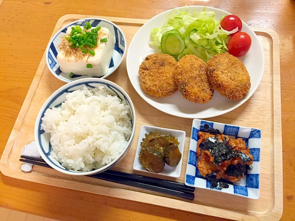 夏野菜とひき肉コロッケ|ルドルフさん