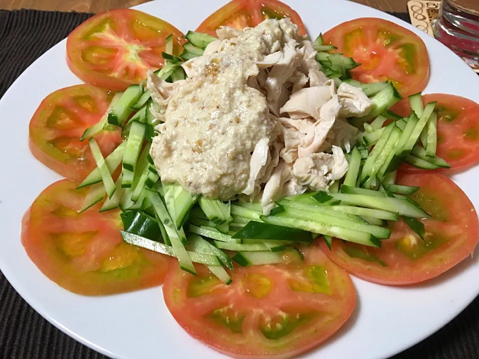 Snapdishの料理写真:胸肉と豆腐|ひよさん