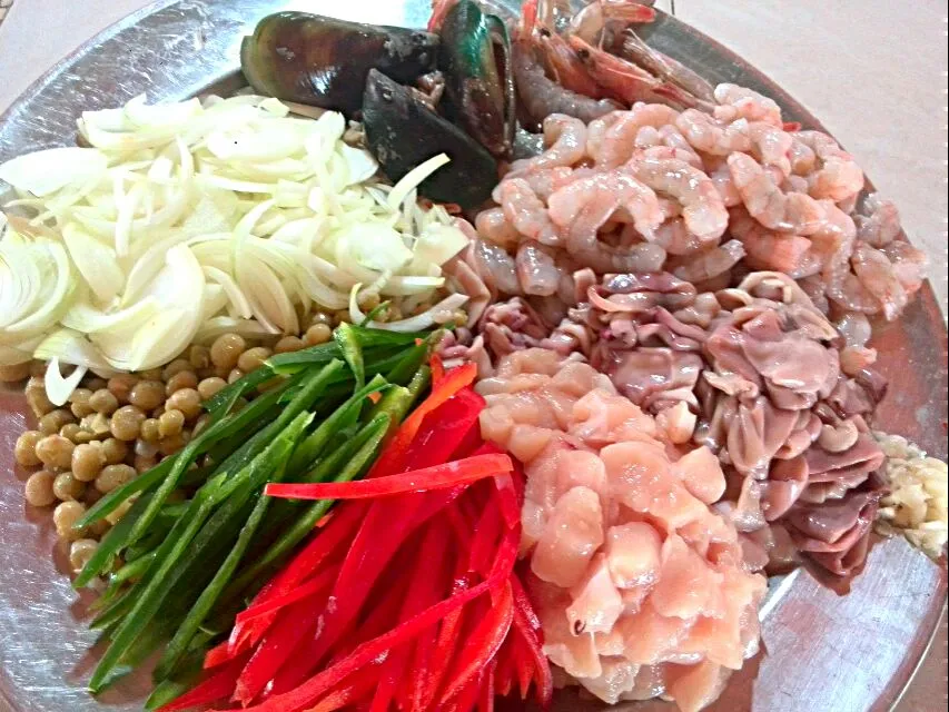 mise and place de la #paella|katherineさん