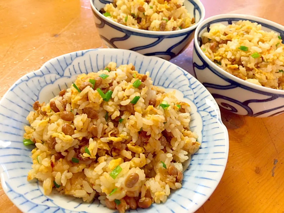 朝から納豆チャーハン (*^^*)|ルドルフさん