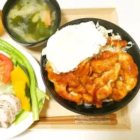 バーベキューチキン丼|ちゃぴちさん