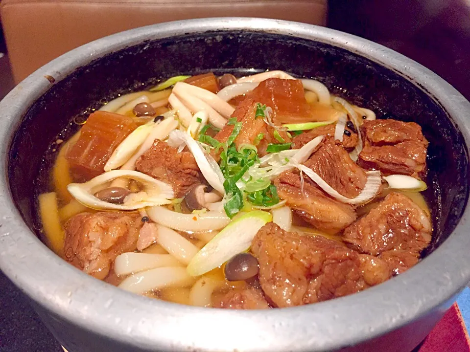 Japanese style beef udon with turnip|Sky Blueさん