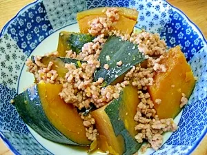 もりくーんさんのお袋の味　かぼちゃのそぼろ煮 #楽天レシピ|楽天レシピさん