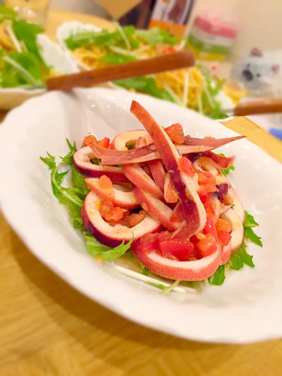 タコのマリネ？|カズキ君の料理🍳😋💕たまに私🤓さん