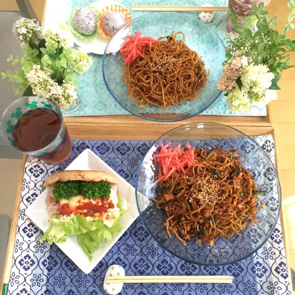 Snapdishの料理写真:8/28❤︎主人と娘の休日ランチ❤︎|Makinsさん