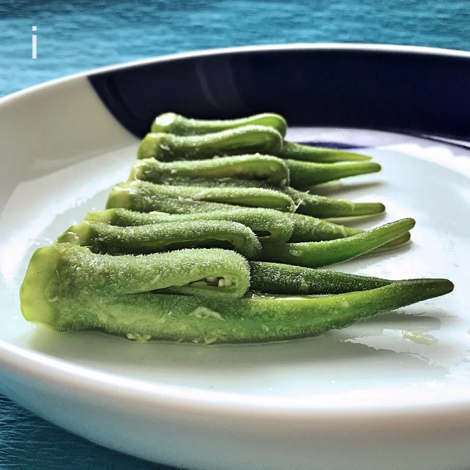 咲きちゃんの料理 オクラの山葵生姜漬け 【Marinated okra with wasabi and ginger】|izoomさん