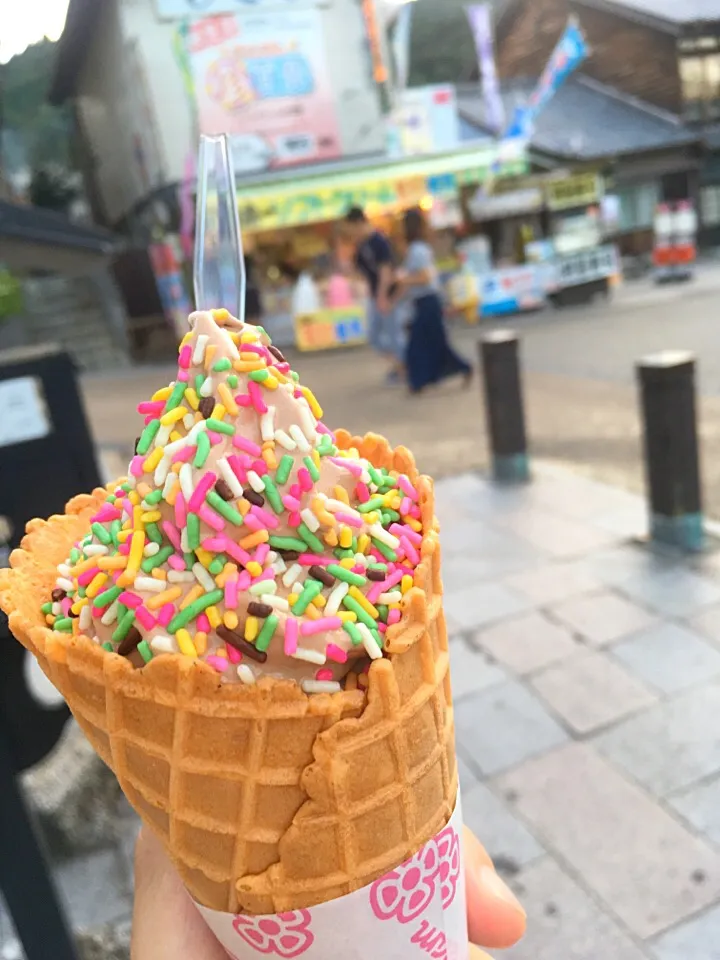 日本一ソフトクリーム100種類 五色チョコチョコ|natsu.さん