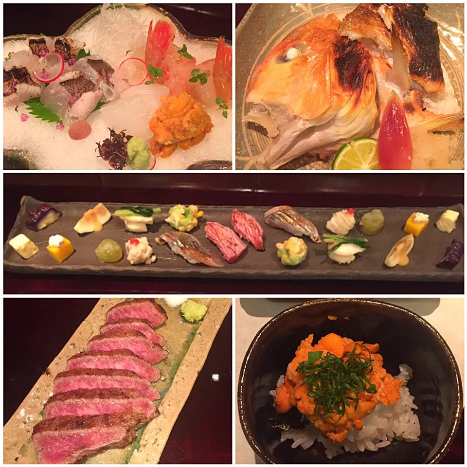 Snapdishの料理写真:京都「有恒」さんに行ってきました🎵 魚と肉を堪能✨|tachiさん