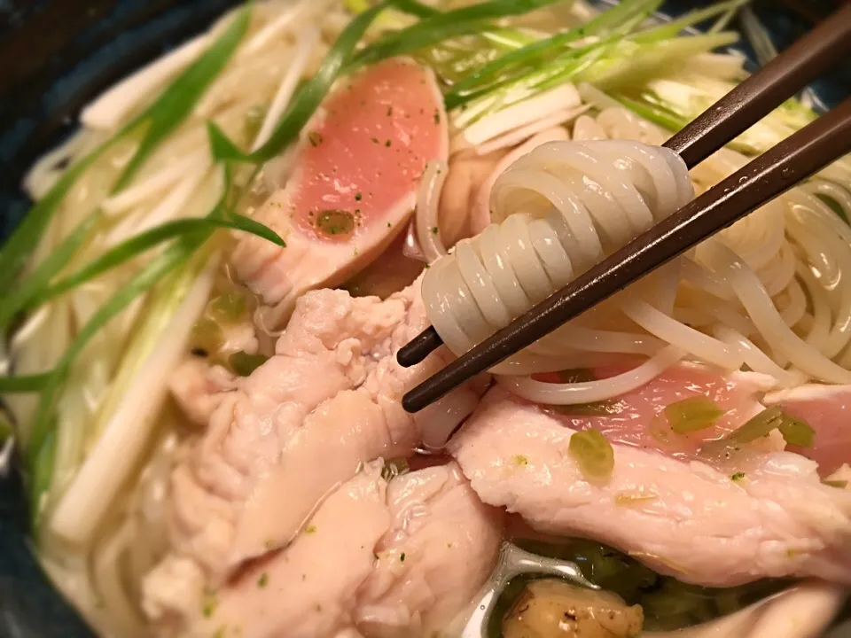 鶏わさほろっこ和えそうめん6|半田手延べそうめんの店 阿波や壱兆さん