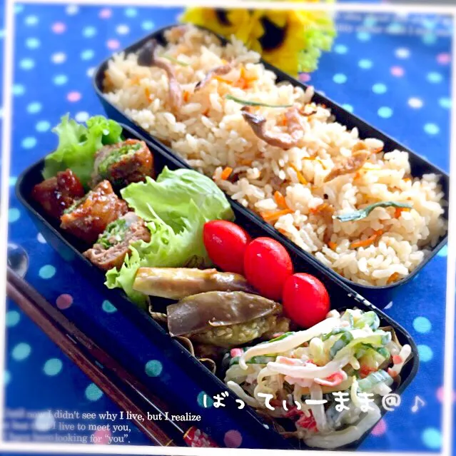 鶏五目ごはん弁当～♡ #ばってぃーまま＠♪の節約しても美味しいお弁当|ばってぃーまま＠♪さん