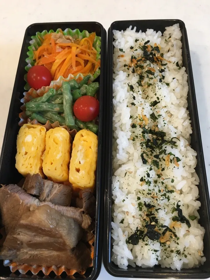 Snapdishの料理写真:2016.8.29 お久しぶり旦那様お弁当|あっきーよさん