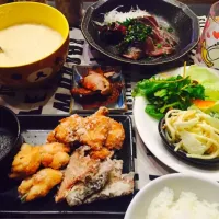 Snapdishの料理写真:カツオ❀梅肉❀鶏の竜田揚げ«٩(*´ ꒳ `*)۶»
柚子胡椒使いたくて(❁´ω`❁)|MIMIさん