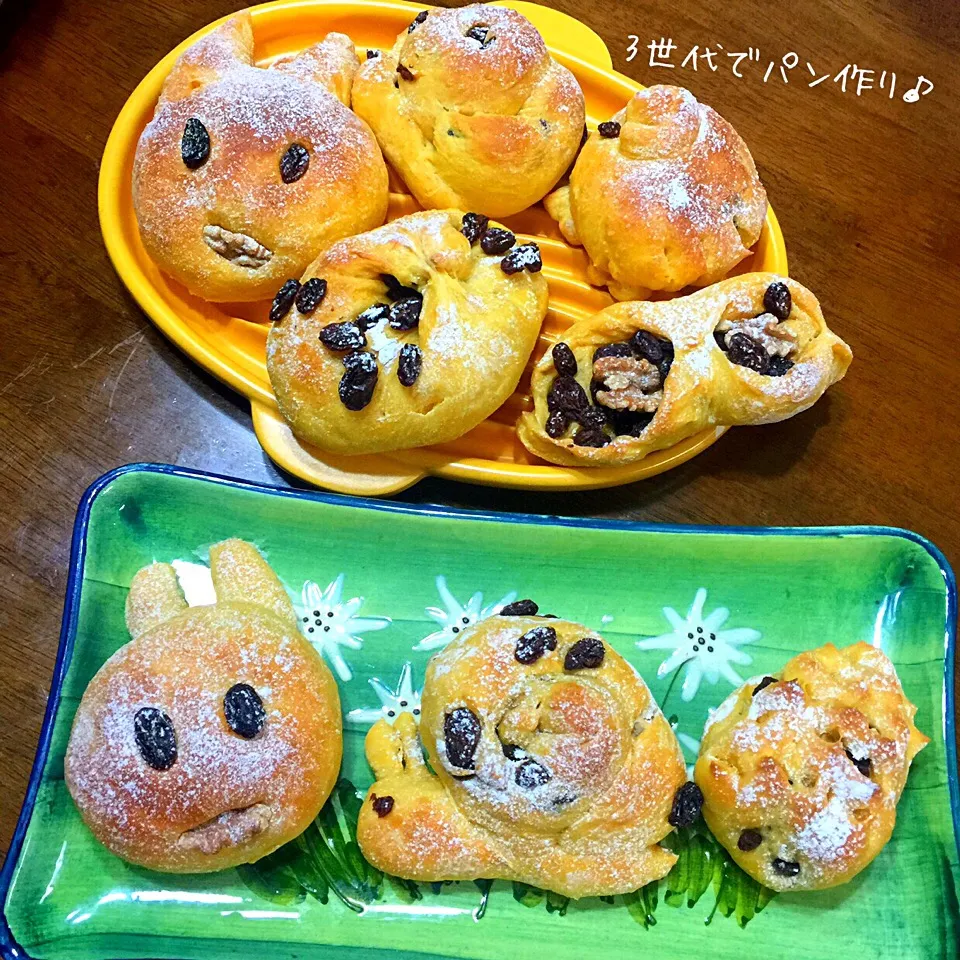 😋2歳の娘と母と3世代でパン作り😋|moyukitaさん