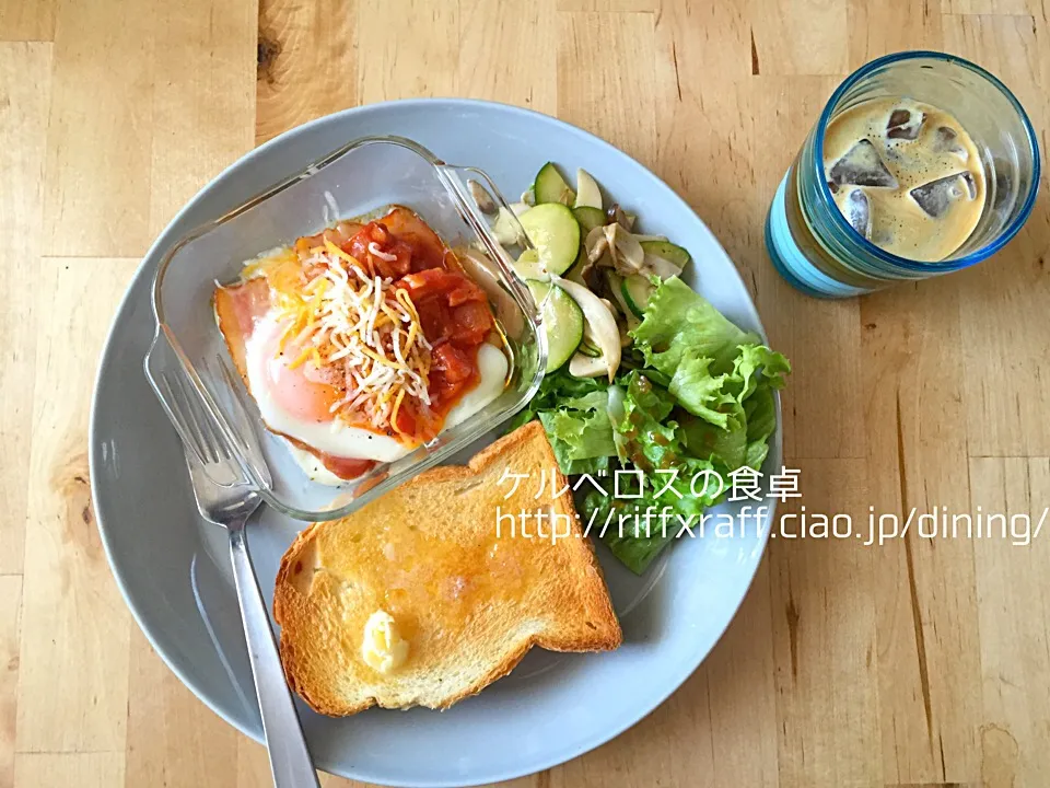 Snapdishの料理写真:朝食のワンプレート献立20160603|門乃ケルコさん