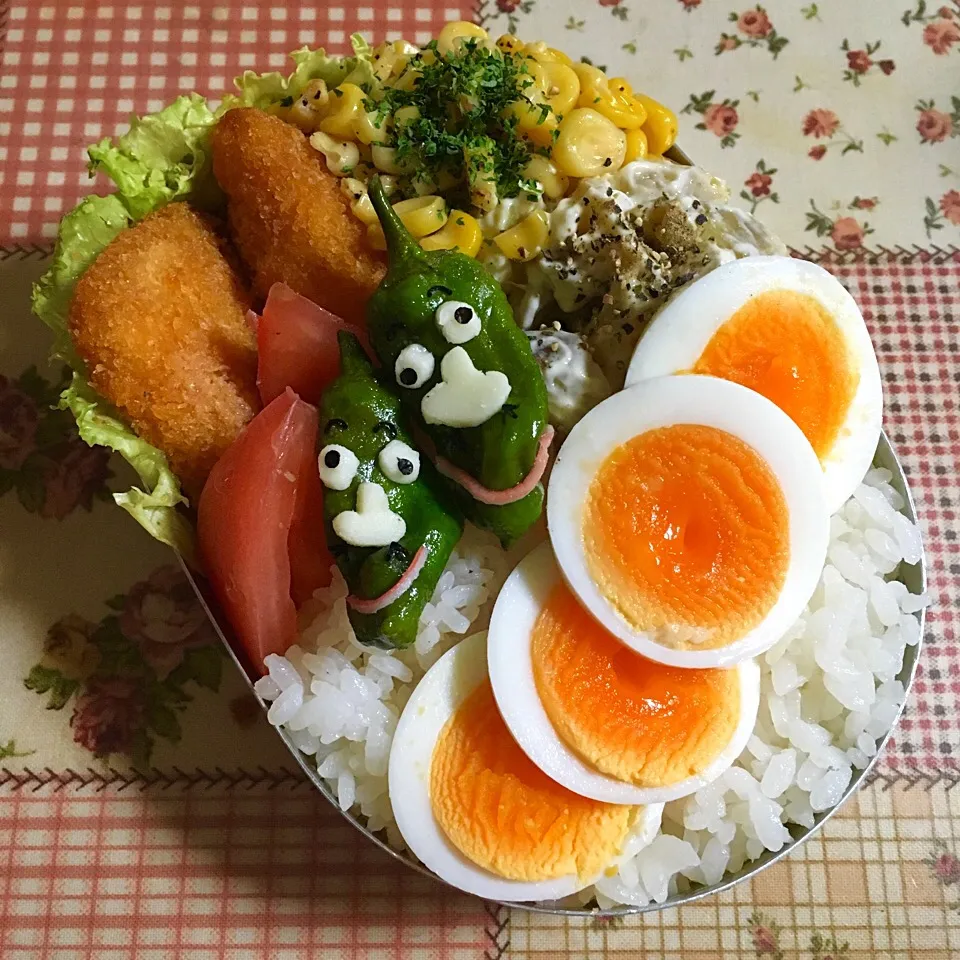 ししとう男弁当🍱|＊ゆみしぼり＊さん