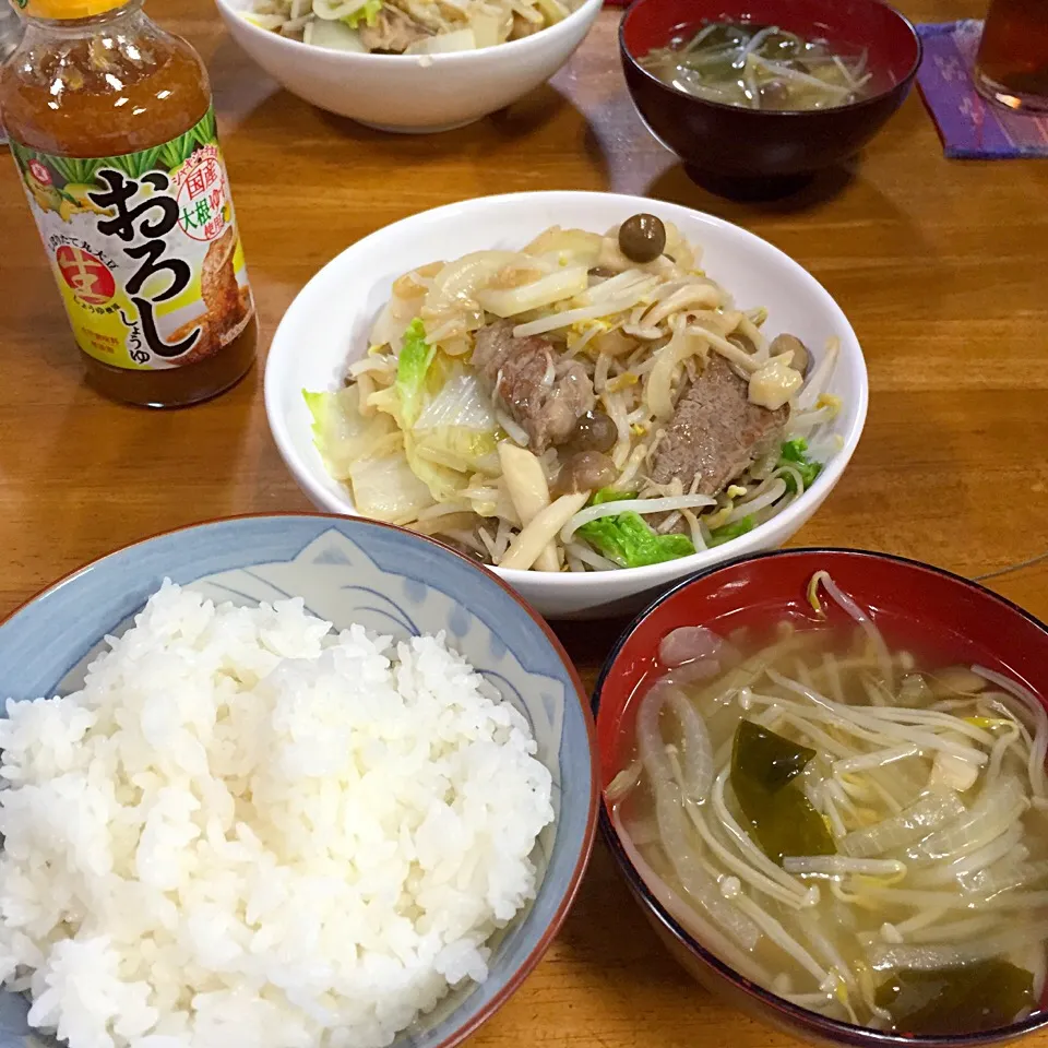 8月29日焼肉の日という事で焼肉❣️野菜炒め状態（笑）|すかラインさん