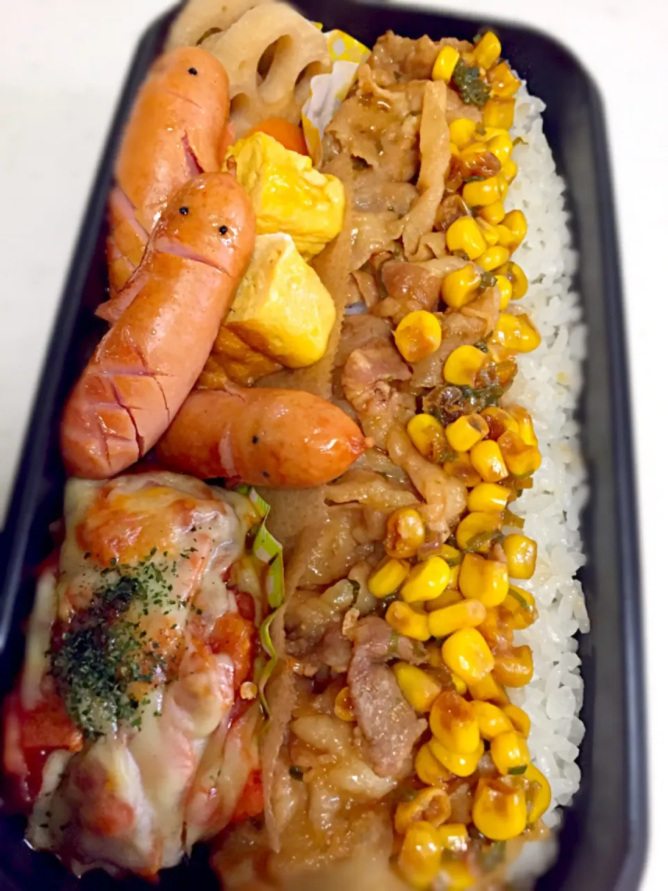 Snapdishの料理写真:今日の旦那弁当‼︎❤️豚肉の蒲焼き丼。|hst117さん