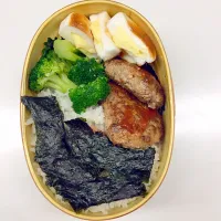 Snapdishの料理写真:ハンバーグ弁当|中野忠さん