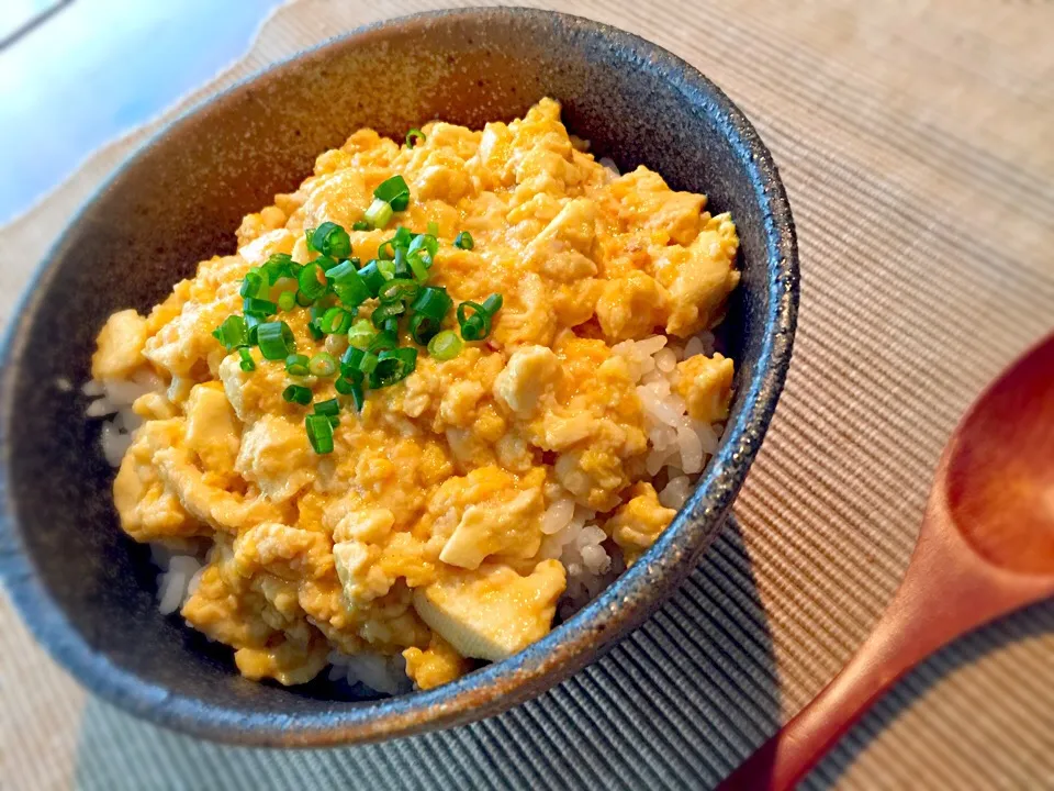 木綿豆腐丼|りょうさん