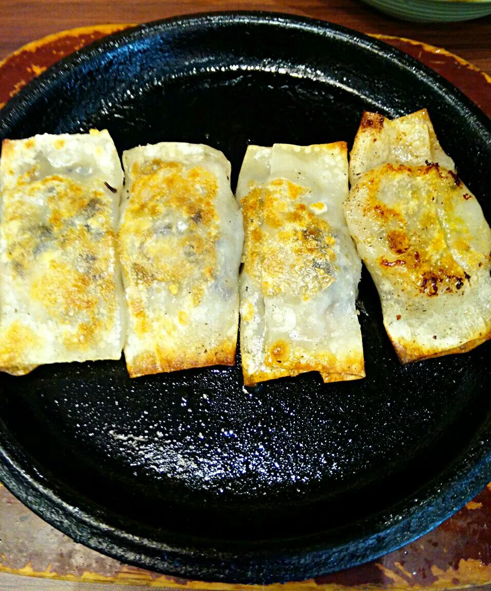 Snapdishの料理写真:Gyoza on Hot Pan|Mariano Ngさん