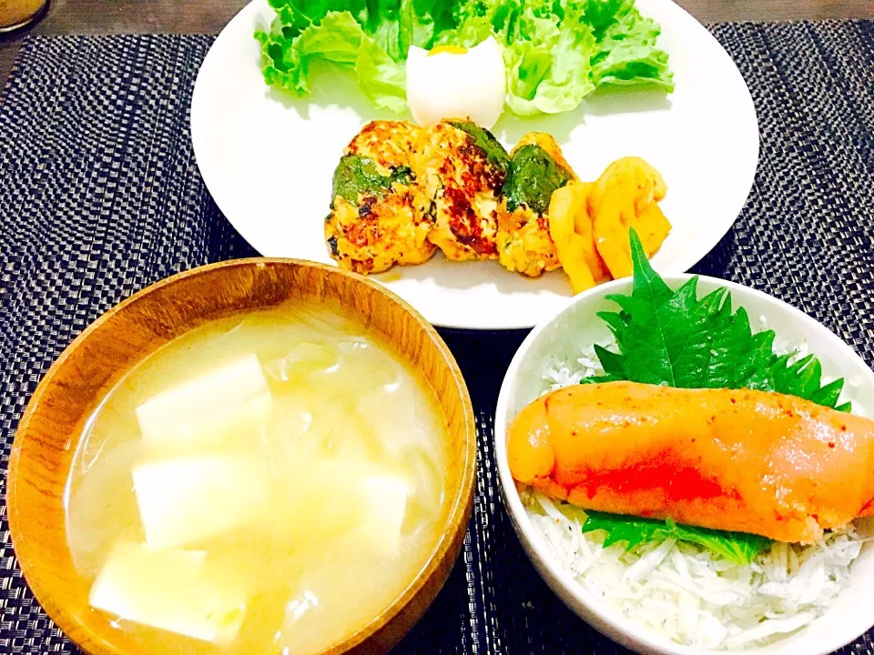 しらす明太子丼
豆腐つくね
今日の晩御飯〜(^○^)|るみさん