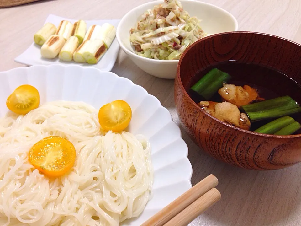 16.8.30鶏そーめん|makiさん