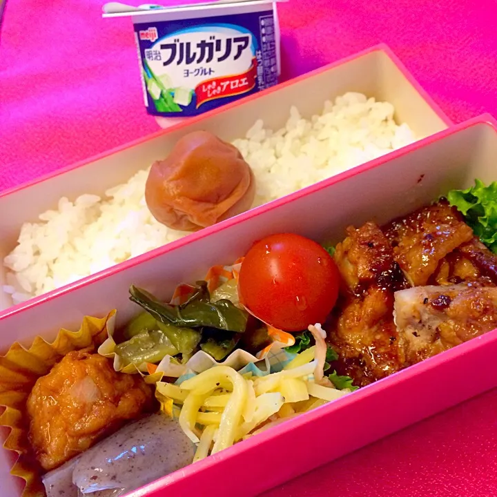 鳥の照り焼き弁当✨|りんごさん