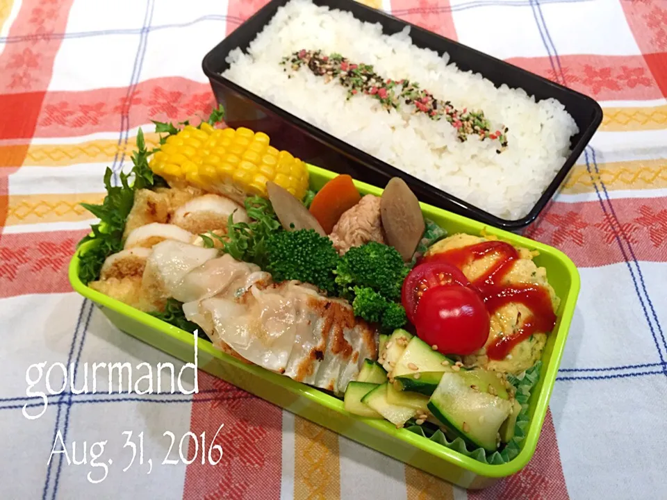 2016.8.31 息子お弁当♪|プーティさん