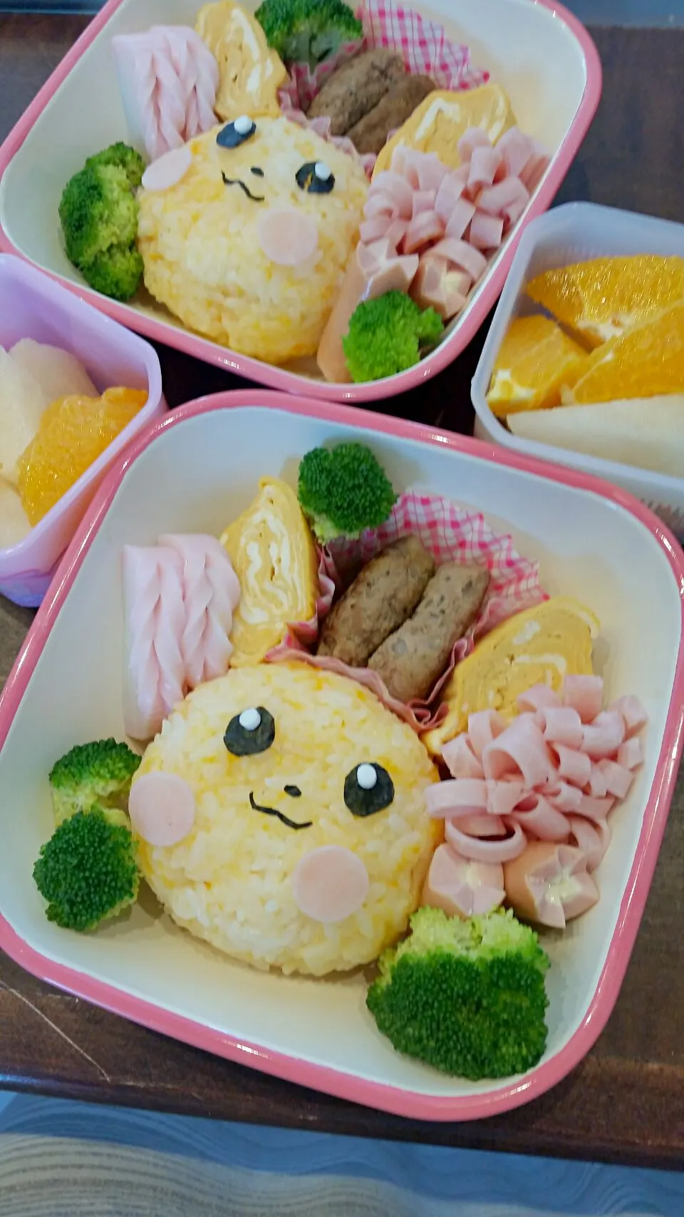 ラスト学童弁当☆ピカチュウ🍱|unotacoさん