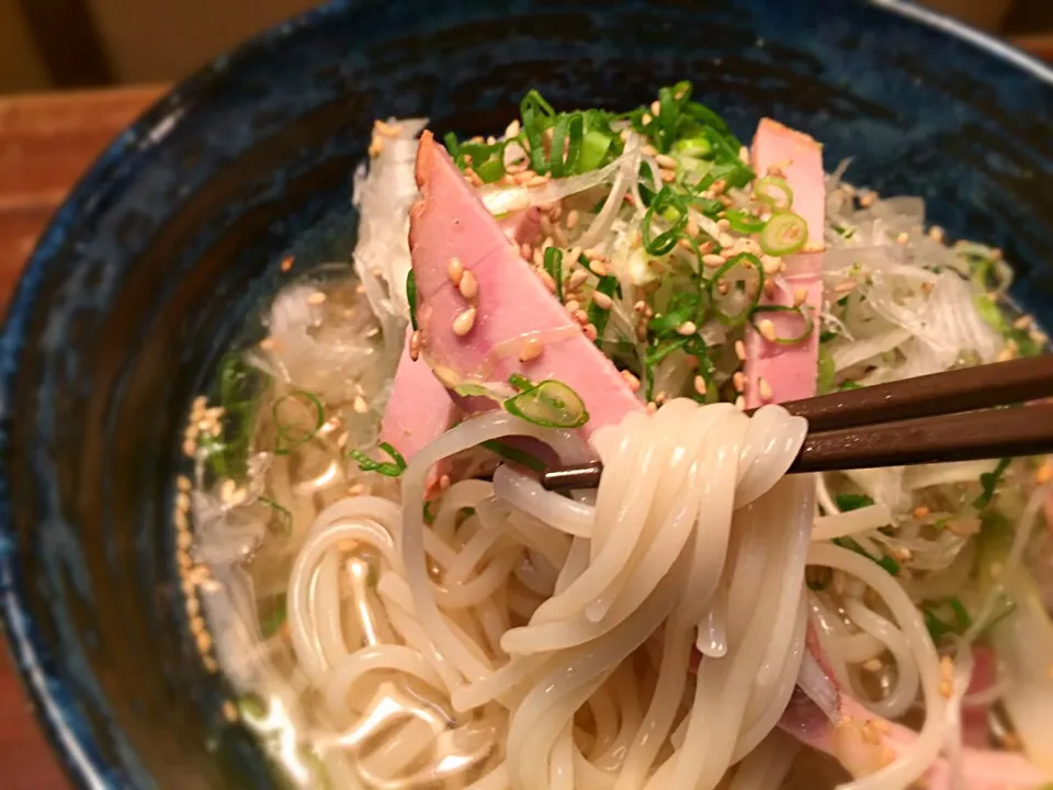 ねぎチャーシューそうめん3|半田手延べそうめんの店 阿波や壱兆さん