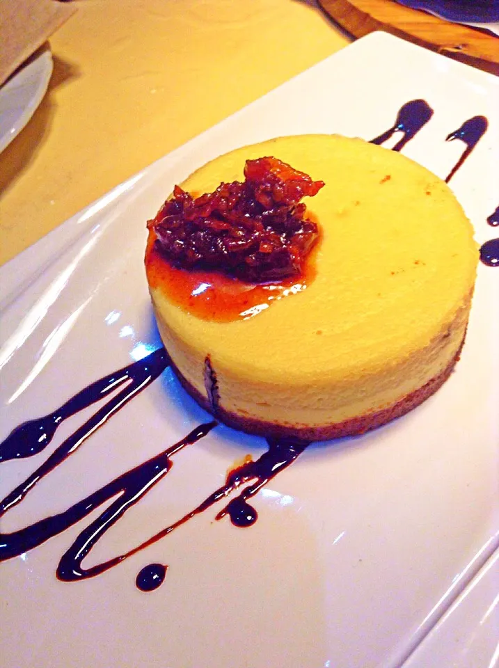 Cheesecake with candied bacon bits|Jillieさん