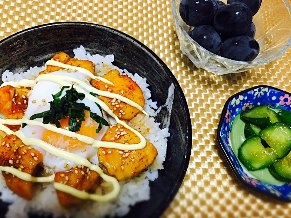 照り焼きチキン丼|はるるんさん